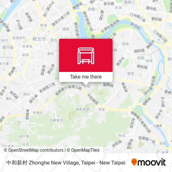 中和新村 Zhonghe New Village map