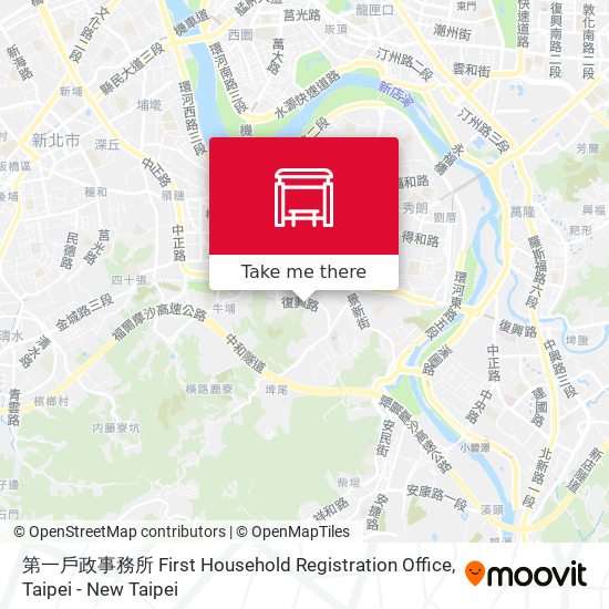 第一戶政事務所 First Household Registration Office map