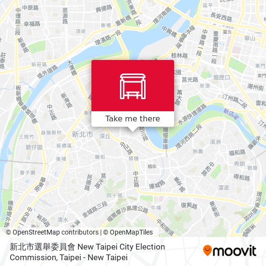 新北市選舉委員會 New Taipei City Election Commission map