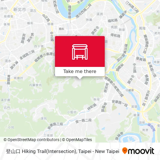 登山口 Hiking Trail(Intersection) map