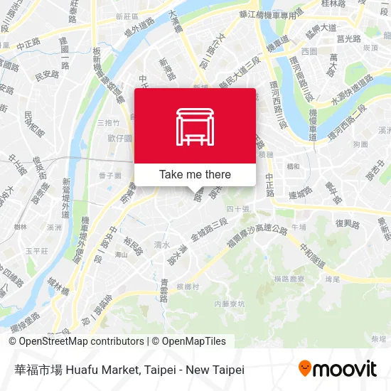 華福市場 Huafu Market map
