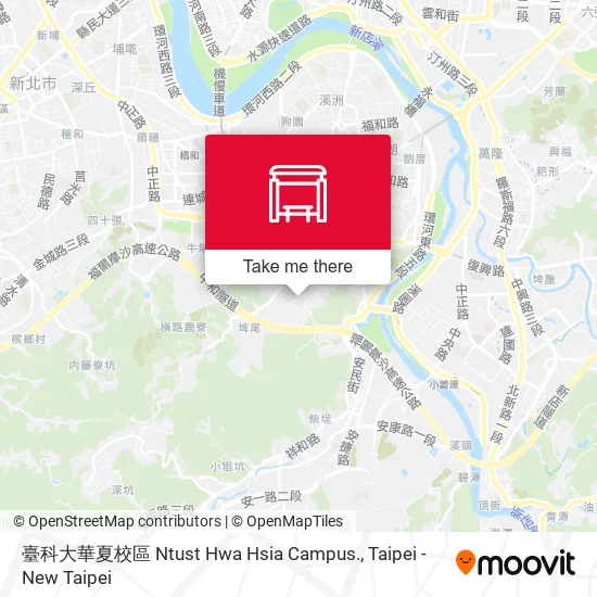 臺科大華夏校區 Ntust Hwa Hsia Campus.地圖