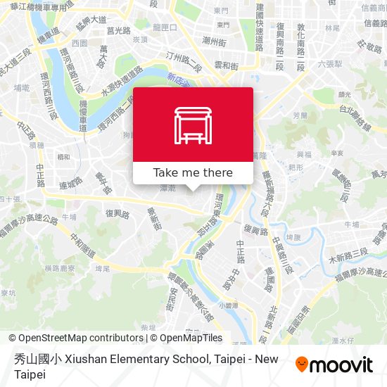 秀山國小 Xiushan Elementary School map