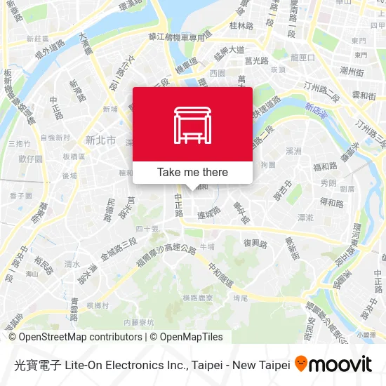 光寶電子 Lite-On Electronics Inc.地圖