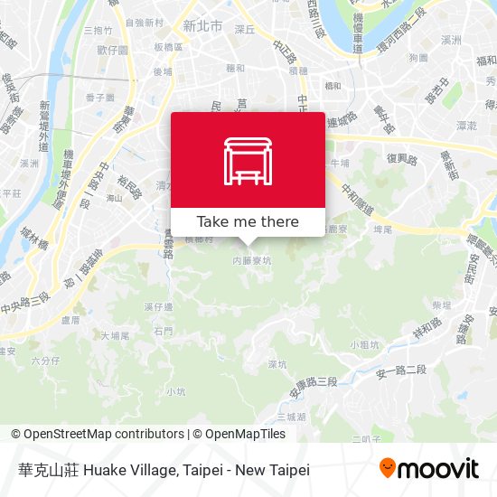 華克山莊 Huake Village map