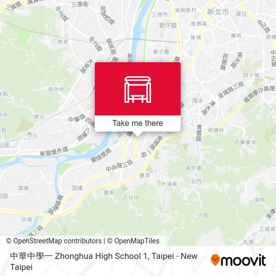 中華中學一 Zhonghua High School 1 map