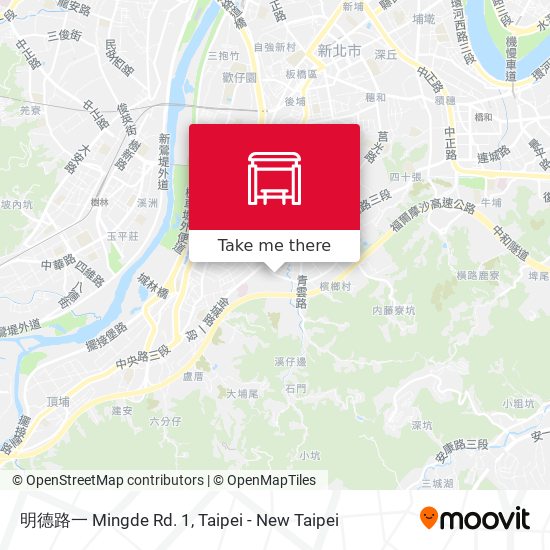 明德路一 Mingde Rd. 1 map