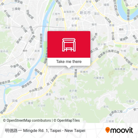 明德路一 Mingde Rd. 1 map