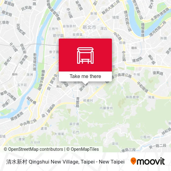 清水新村 Qingshui New Village map