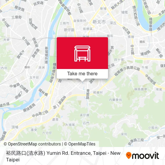 裕民路口(清水路) Yumin Rd. Entrance地圖