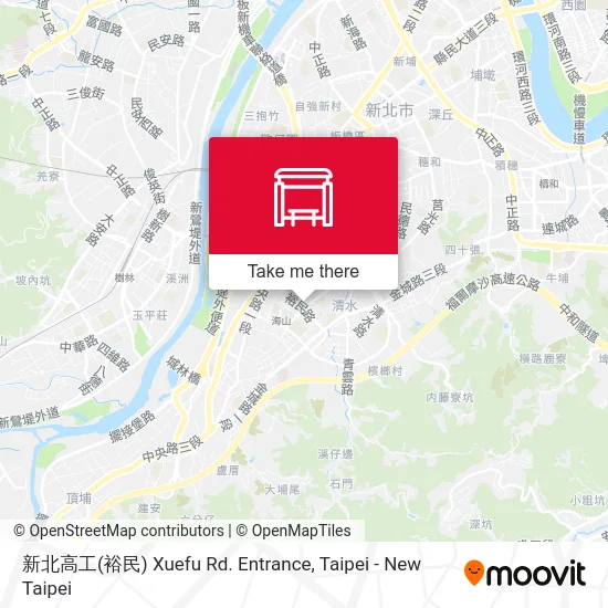 新北高工(裕民) Xuefu Rd. Entrance map