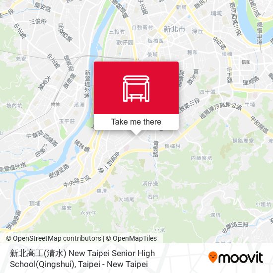 新北高工(清水) New Taipei Senior High School(Qingshui) map