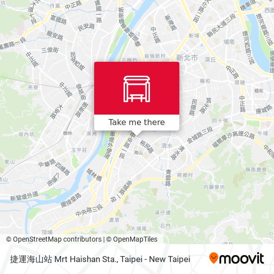 捷運海山站 Mrt Haishan Sta. map