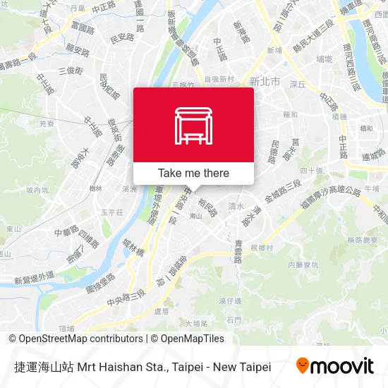 捷運海山站 Mrt Haishan Sta. map