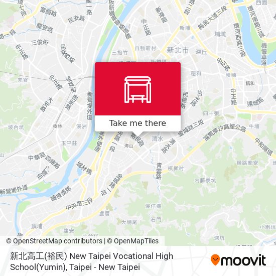 新北高工(裕民) New Taipei Vocational High School(Yumin) map