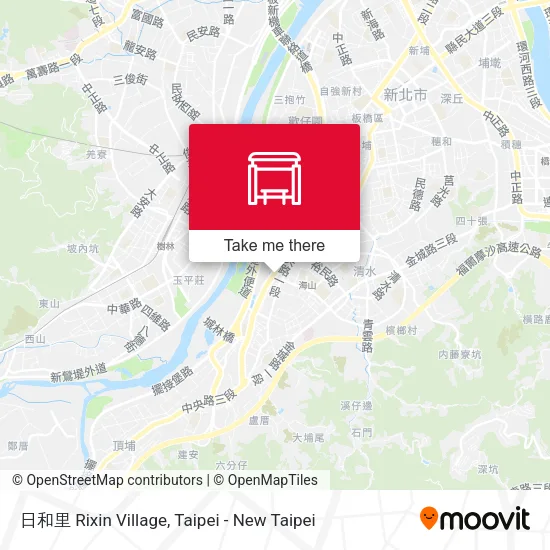 日和里 Rixin Village map