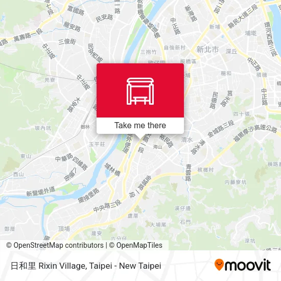 日和里 Rixin Village map