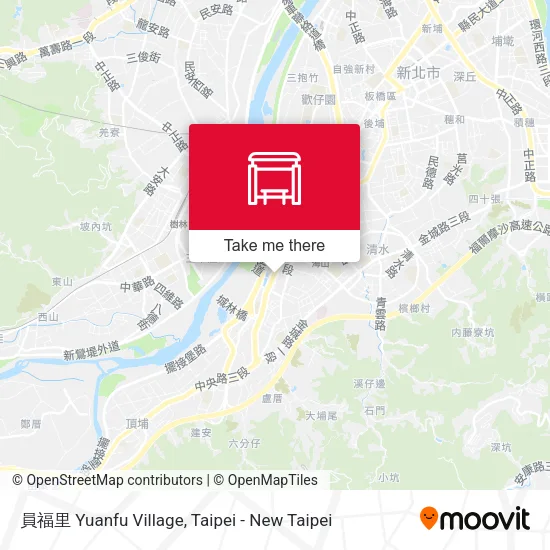 員福里 Yuanfu Village map