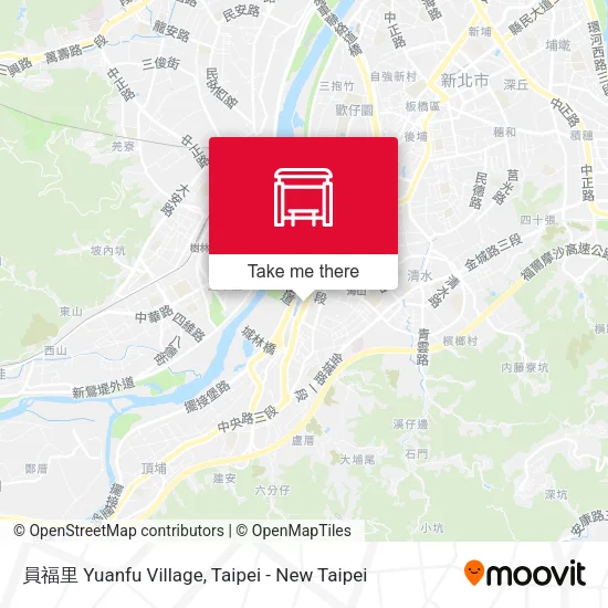 員福里 Yuanfu Village map