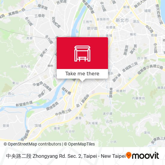 中央路二段 Zhongyang Rd. Sec. 2 map