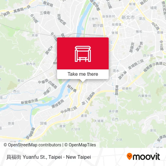 員福街 Yuanfu St. map