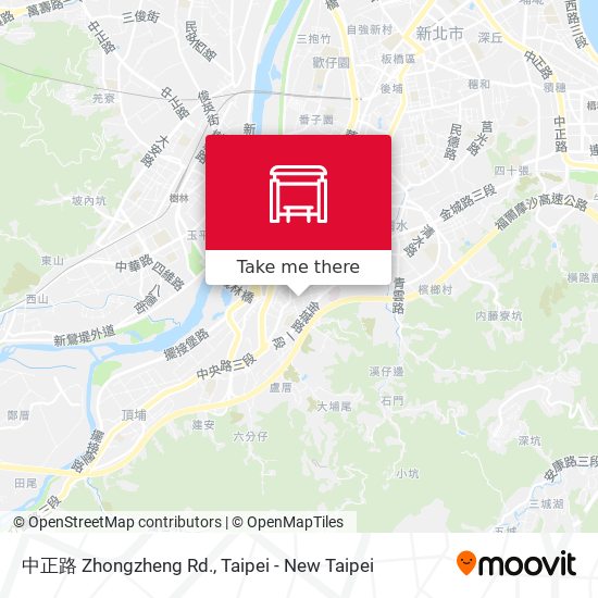 中正路 Zhongzheng Rd. map