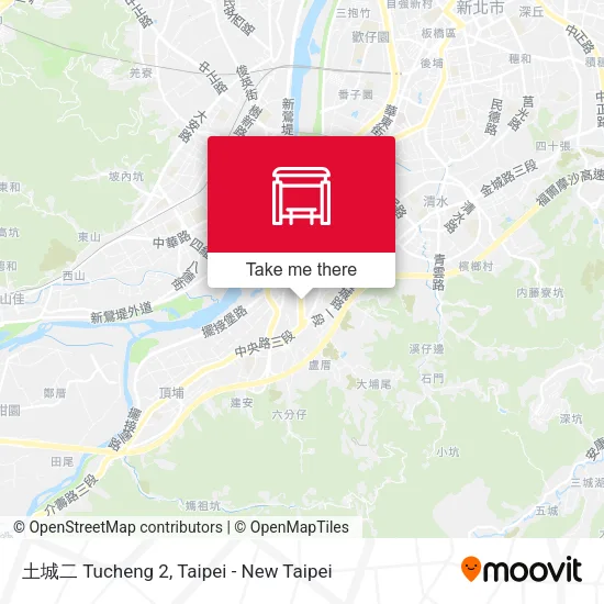 土城二 Tucheng 2 map