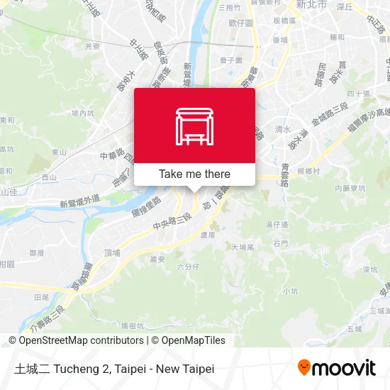 土城二 Tucheng 2 map