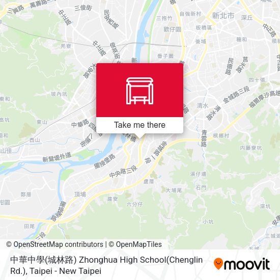 中華中學(城林路) Zhonghua High School(Chenglin Rd.)地圖