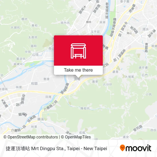 捷運頂埔站 Mrt Dingpu Sta. map