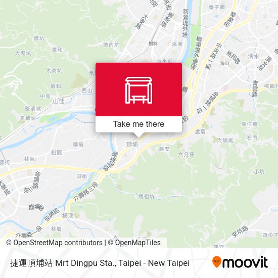 捷運頂埔站 Mrt Dingpu Sta.地圖