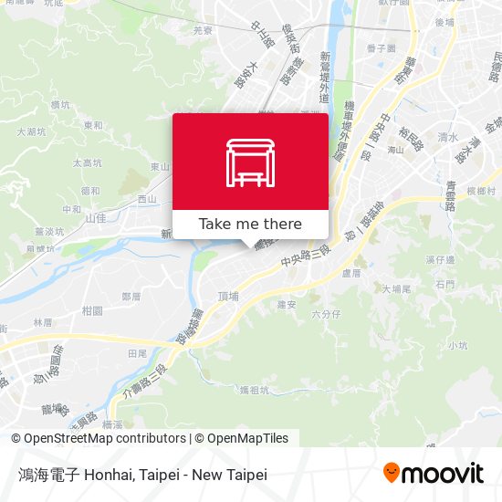 鴻海電子 Honhai map