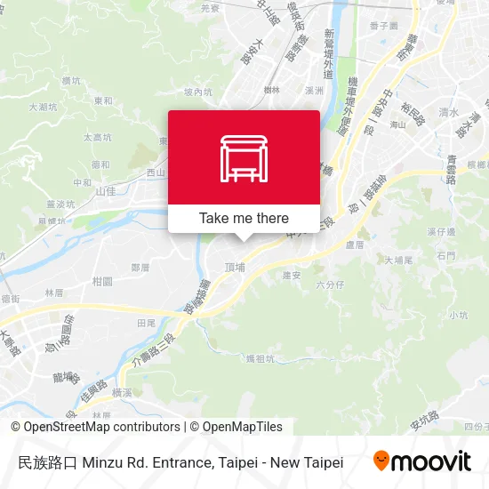 民族路口 Minzu Rd. Entrance map