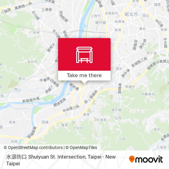 水源街口 Shuiyuan St. Intersection map