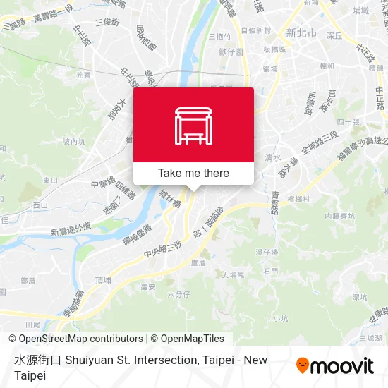 水源街口 Shuiyuan St. Intersection map