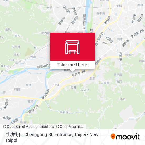 成功街口 Chenggong St. Entrance map