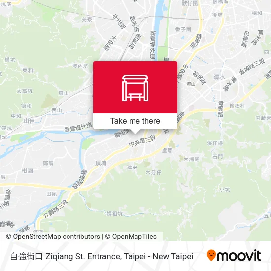 自強街口 Ziqiang St. Entrance map