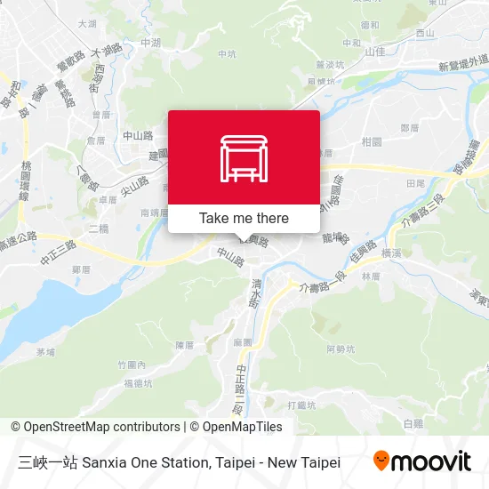 三峽一站 Sanxia One Station map