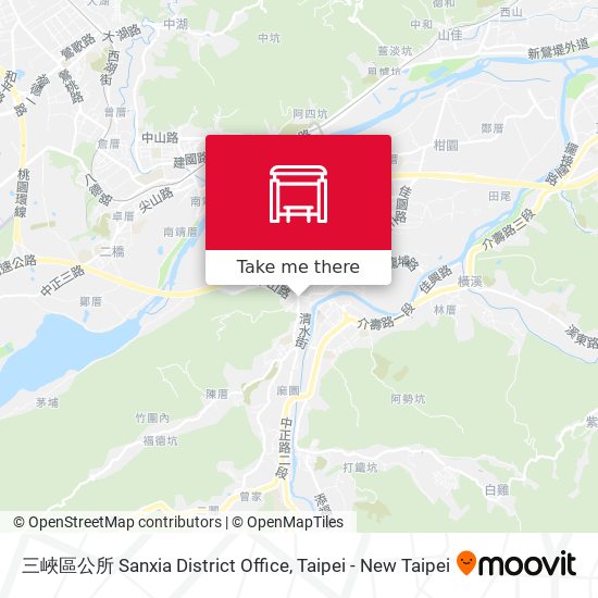 三峽區公所 Sanxia District Office地圖