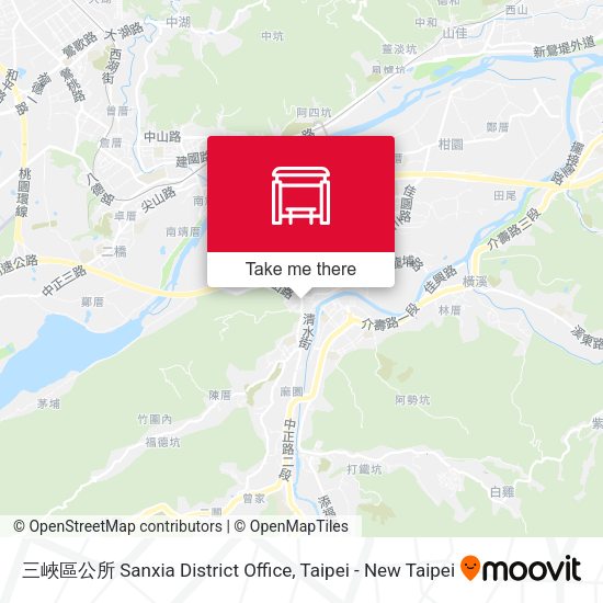 三峽區公所 Sanxia District Office地圖