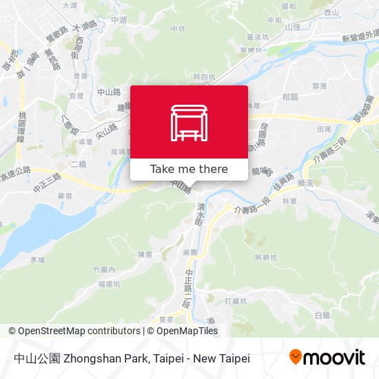 中山公園 Zhongshan Park map