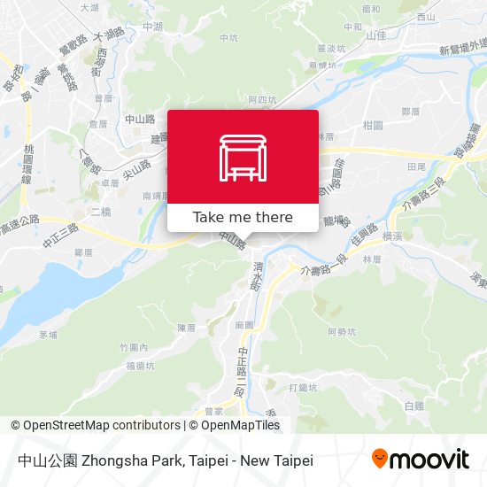 中山公園 Zhongsha Park地圖