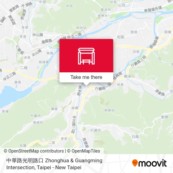 中華路光明路口 Zhonghua & Guangming Intersection map