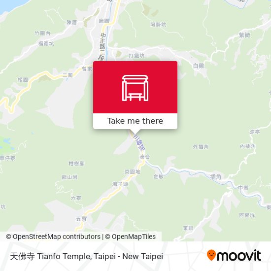 天佛寺 Tianfo Temple map