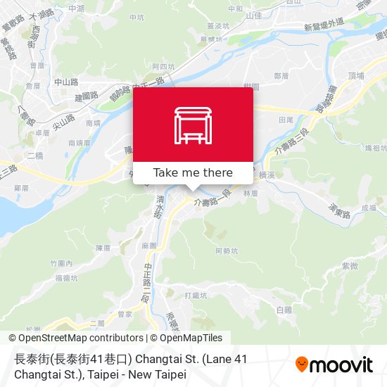 長泰街(長泰街41巷口) Changtai St. (Lane 41 Changtai St.) map