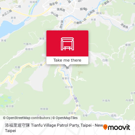添福里巡守隊 Tianfu Village Patrol Party map