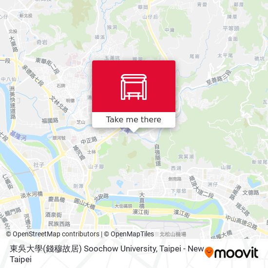 東吳大學(錢穆故居) Soochow University地圖