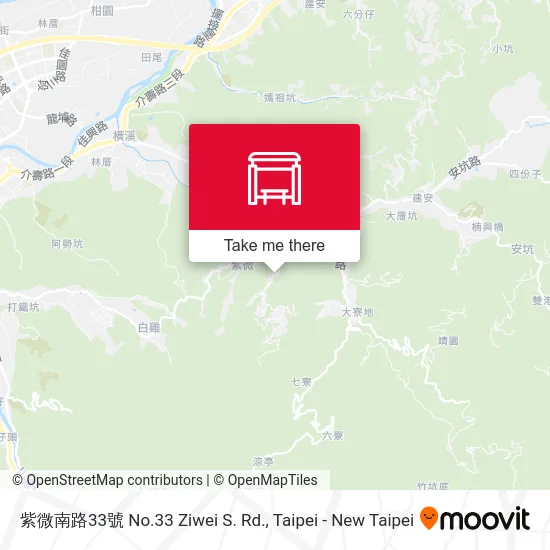 紫微南路33號 No.33 Ziwei S. Rd. map