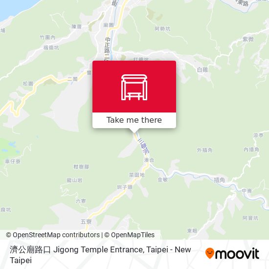 濟公廟路口 Jigong Temple Entrance map