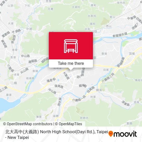 北大高中(大義路) North High School(Dayi Rd.) map